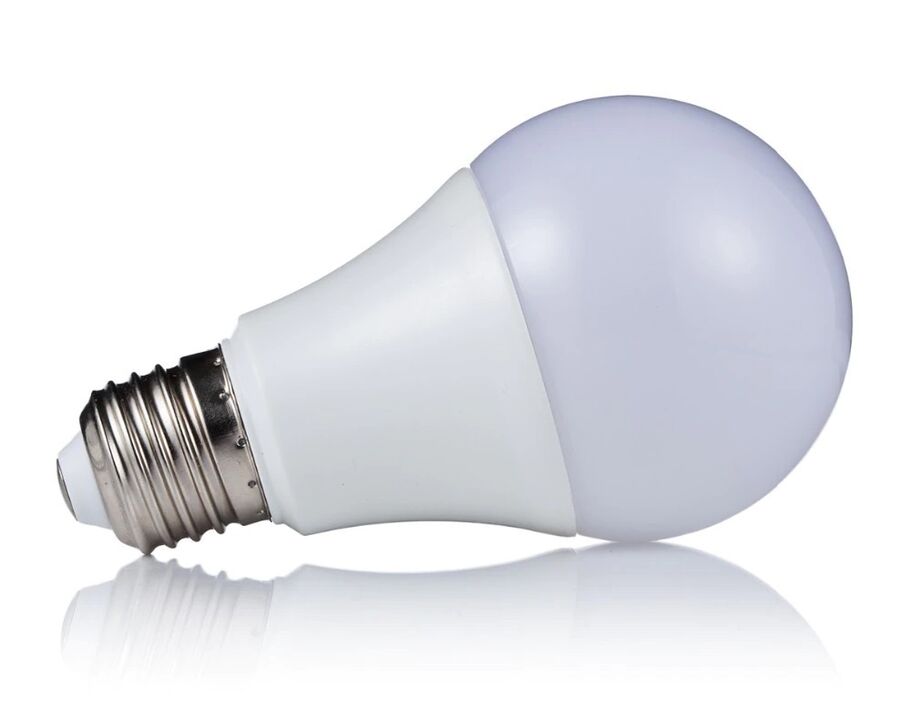 LED-Lampe zum Energiesparen. 